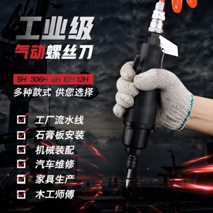 气动螺丝刀5H6H8H10H12H螺丝钻枪气批气动起子大功率风批其它