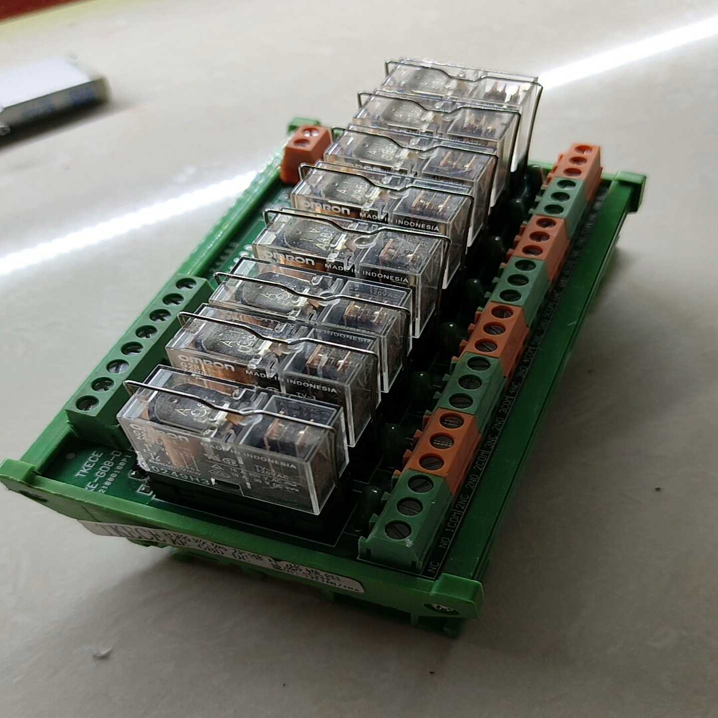 omron欧姆龙继电器模组8路欧姆龙继电器模组模块24V1-议价