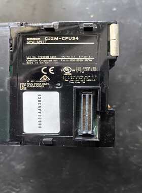 议价欧姆龙PLCCJ2M-CPU34一组，二手拆机，成色
