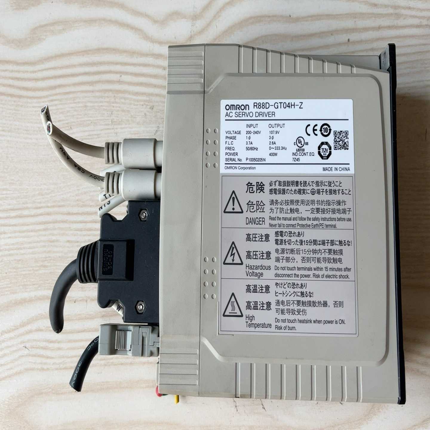 议价欧H姆龙伺服驱动器R88D-GT04H-Z，成色几乎全新，二手现货/维