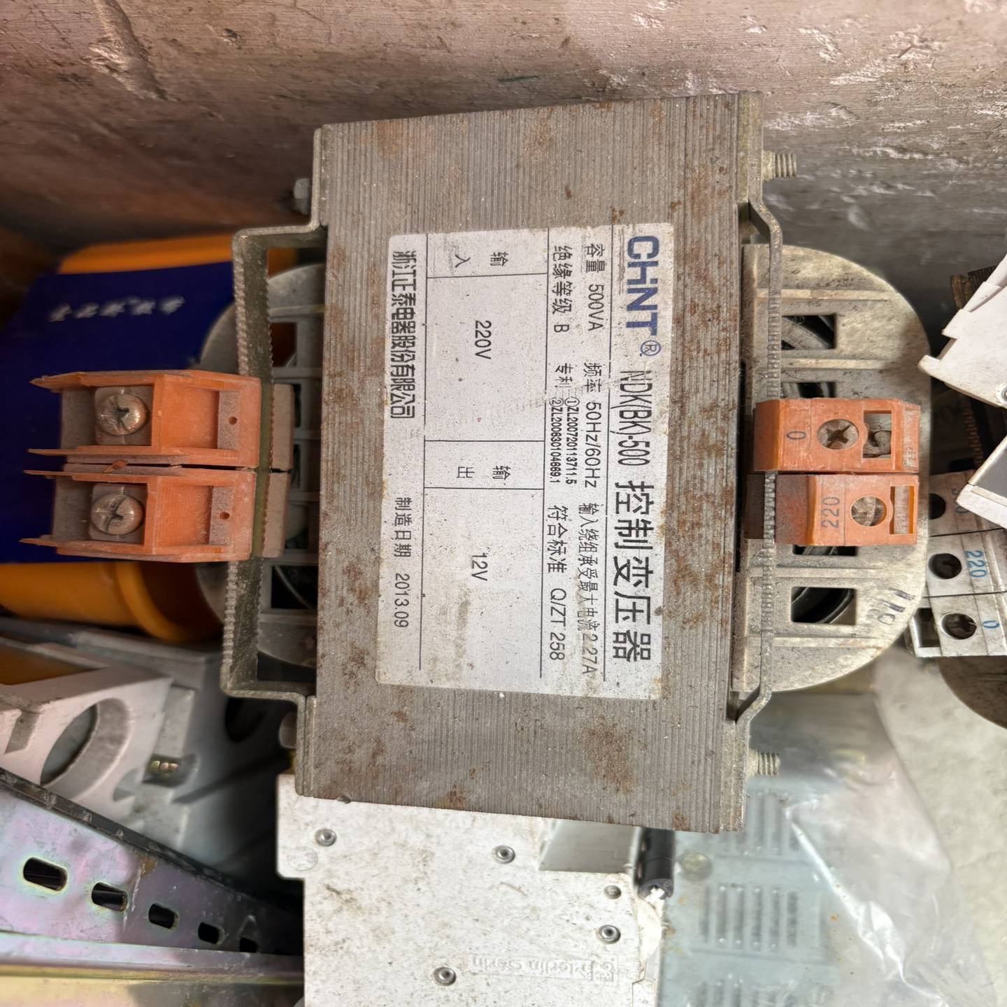 询价~正泰NDK(BK)-500控制变压器，输入220V输12V