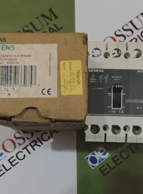 SIEMENS3VF2213-0FS41-0AA0CIRCUITBREAKER100A220VAC65KA
