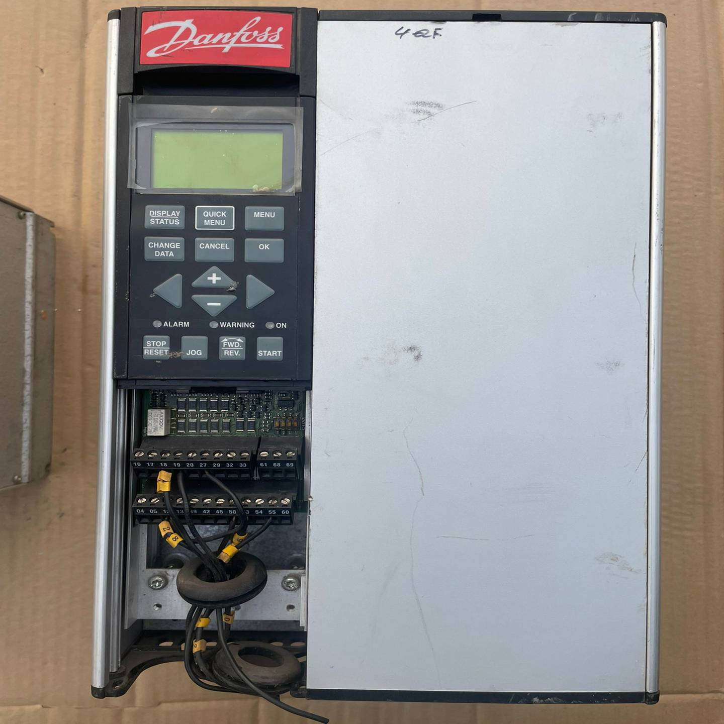 丹佛斯变频器380V5.5KW。型号：VLT5008PT5C--议价商品