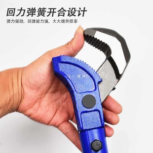 6E3X快速钢筋扳手直螺纹万用水管钳管子钳扭力矩钢筋套筒接头上丝