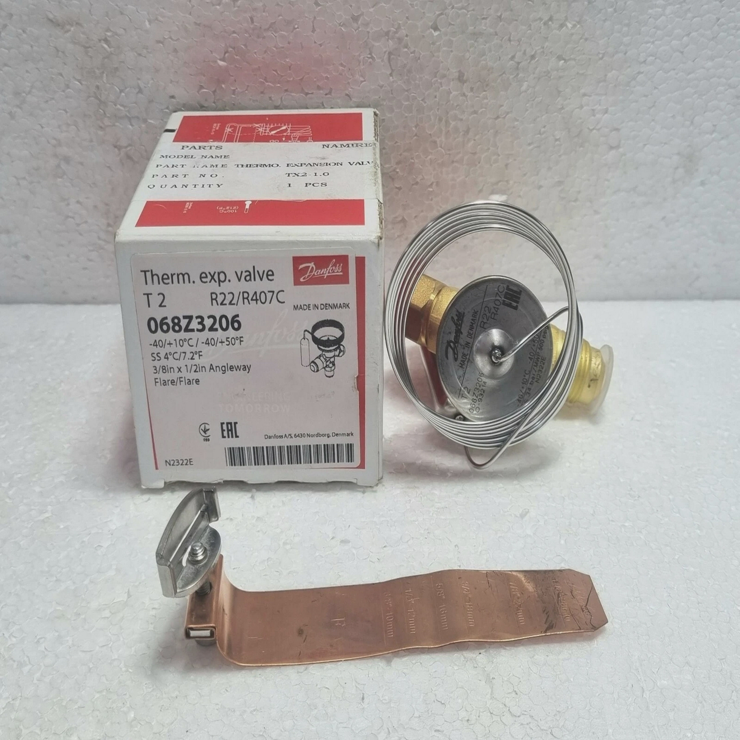 DanfossT2R22/R407C068Z3206ThermostaticExpansionValve