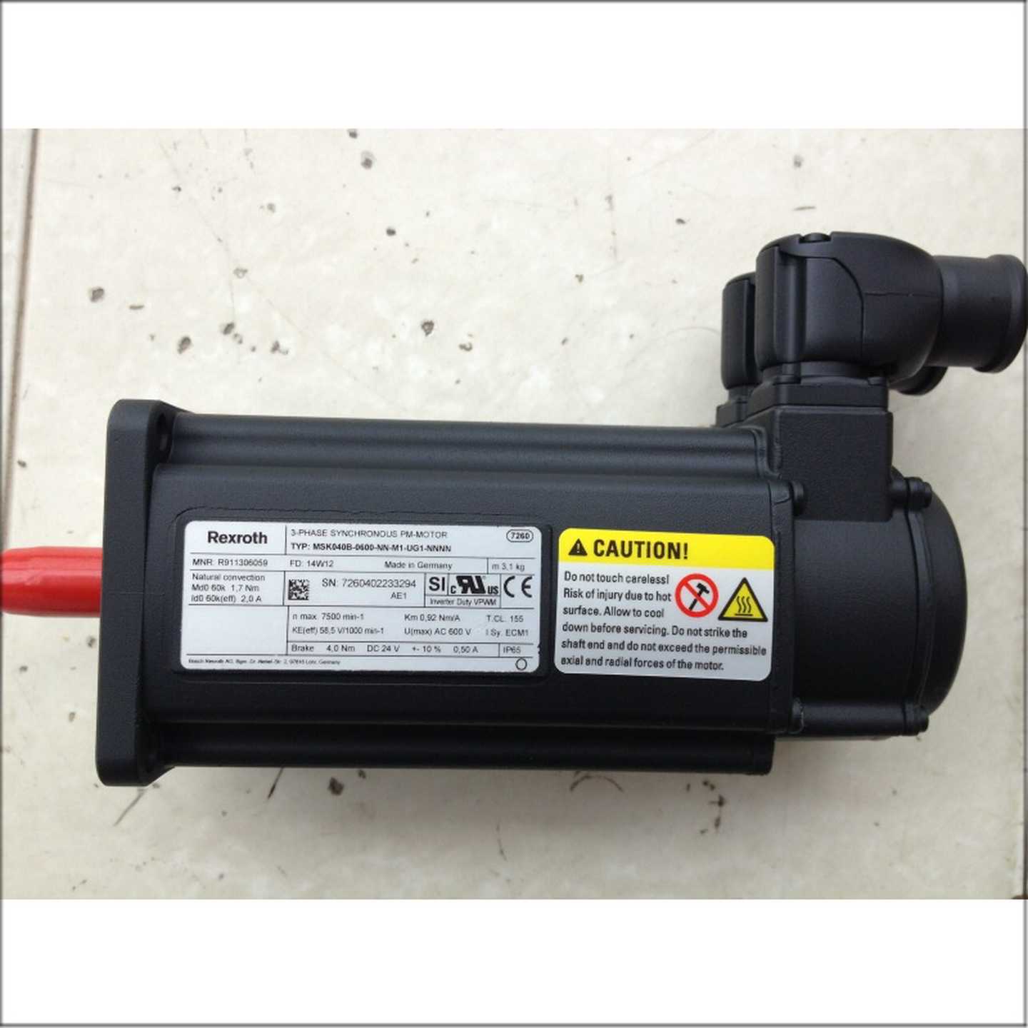 力士乐伺服电机R911306059伺服电机MSK040B-0600-NN-M1-UG1A-NNNN