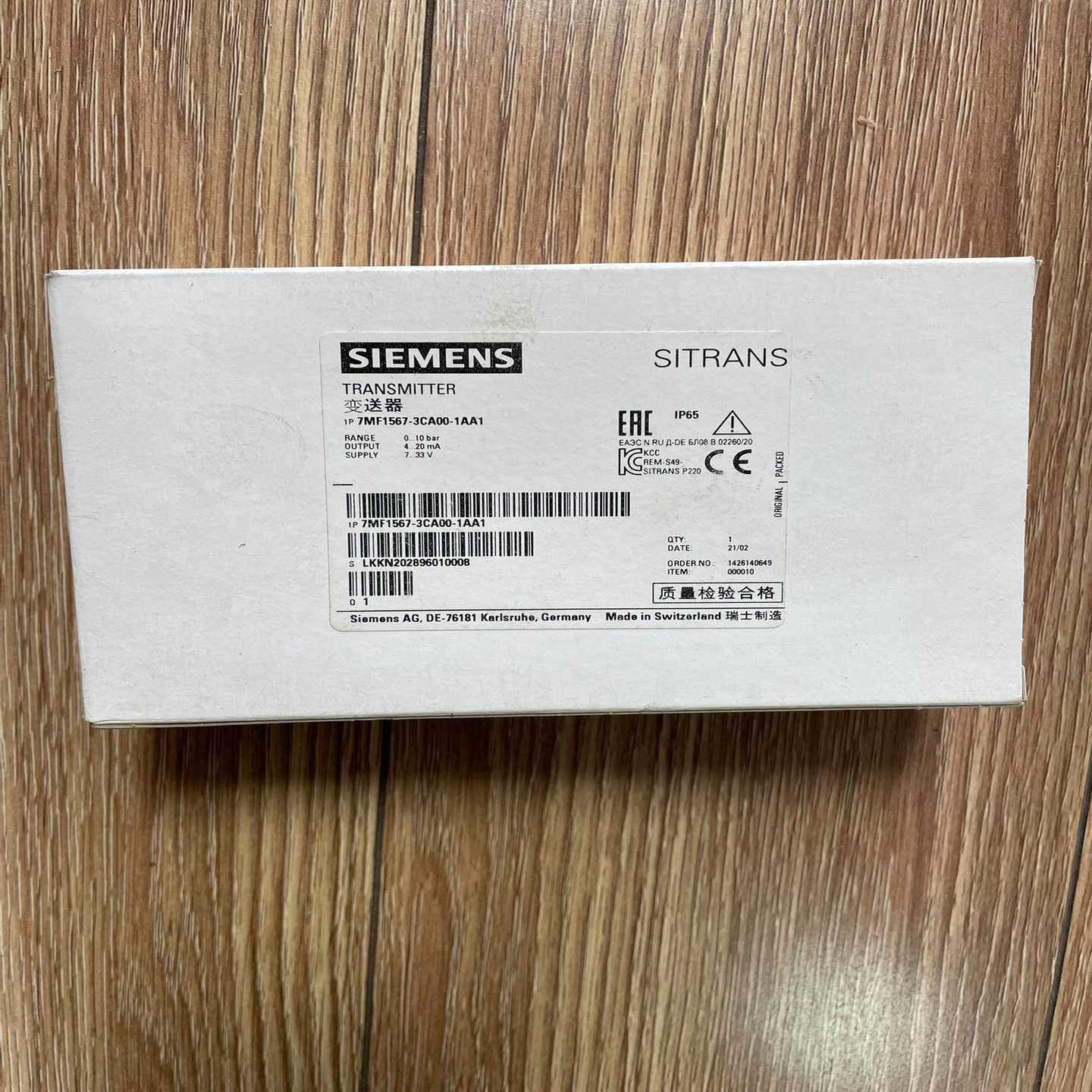 西门子7MF1567-3CA00-1AA1，实拍，实价，售出-议价