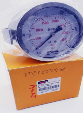 ParkerPGE1001250Manometer0-250bar?100mm-unused/OVP/Attn
