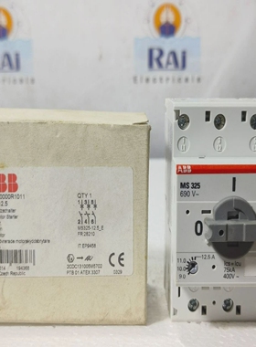 ABBMS3259-12.53POLE手动电机启动器1SAM150000R1011MS325