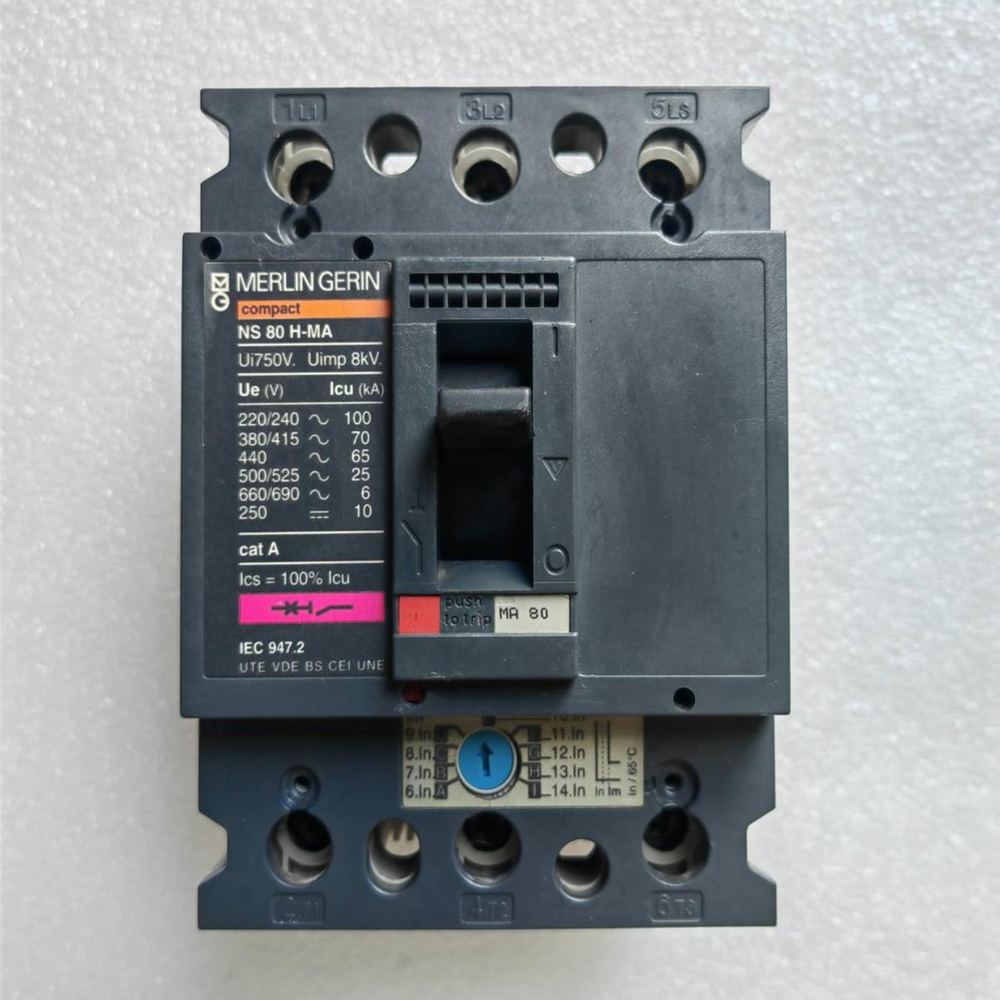 配件梅兰日兰断路器 NS 80 H-MA80 63 125 3P NS80H议价