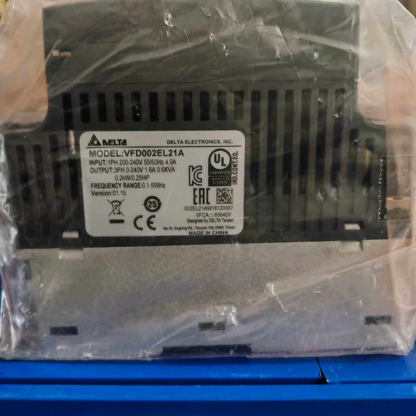 询价#台达变频器VFD002EL21A，无包装盒,3C数码配件,其它配件,淘宝优惠券,粉丝福利购,淘宝优惠卷