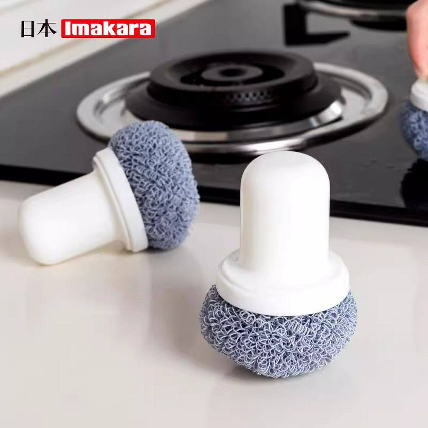 刷锅神器家用厨房不粘锅专用洗锅碗不伤锅刷子长柄刷锅子的清洁球