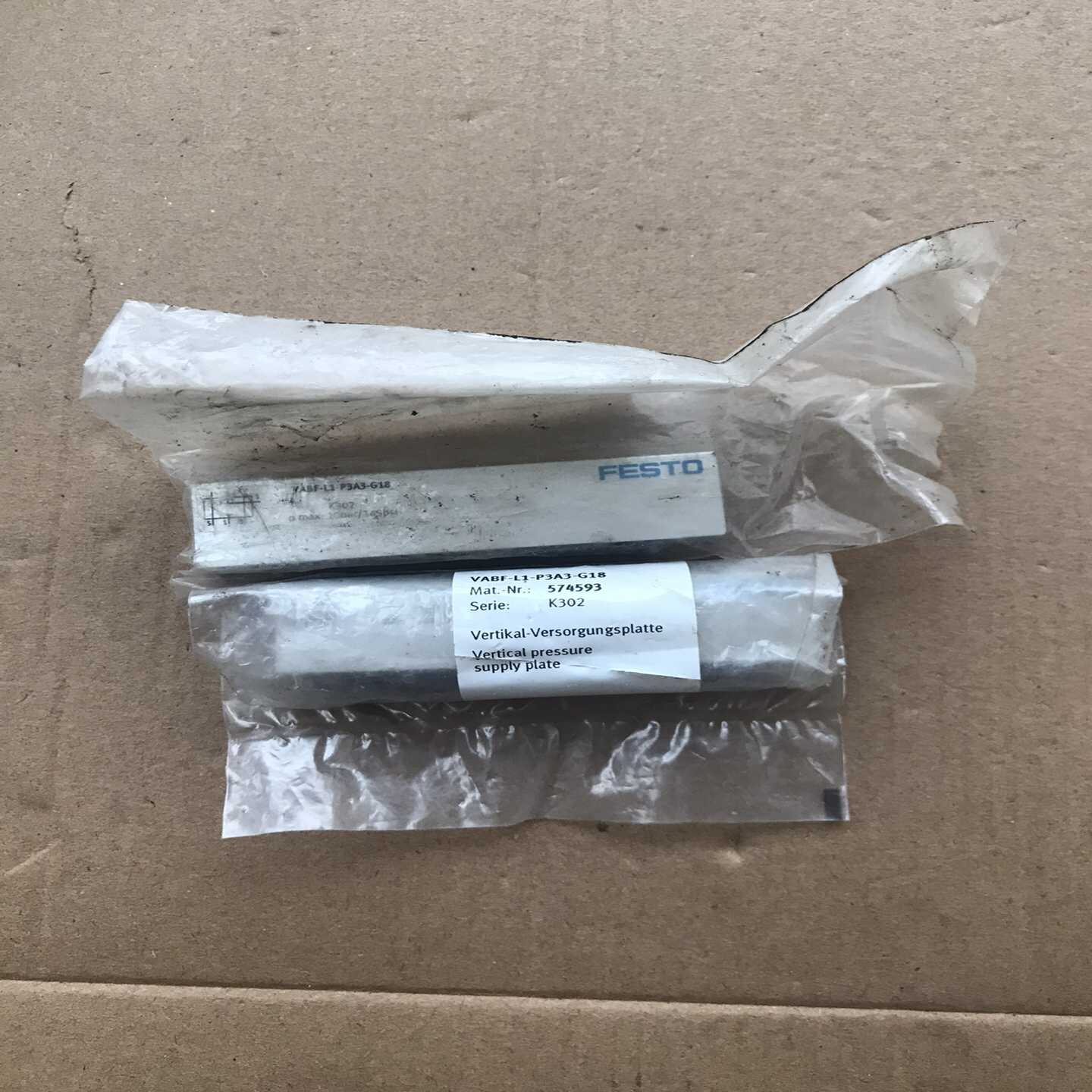 询价58.festo费斯托vabf-l1-p3a3-g18