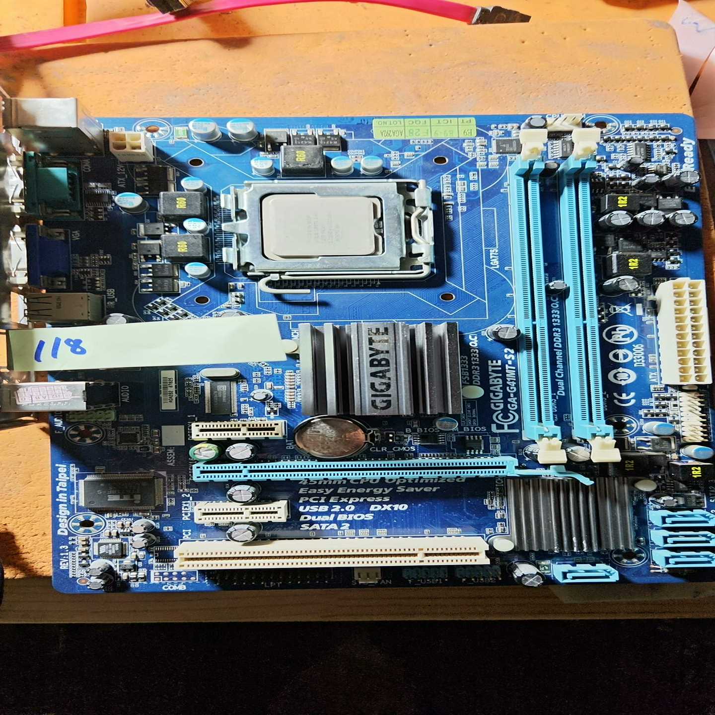 技表G41MT一S2主板带Q8200u正常使用支持三代内存询价