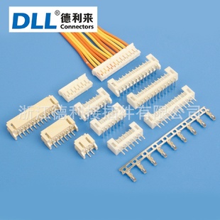 供应2.0MM间距卧贴针座端子胶壳LED贴片接插件广赖PH连接器