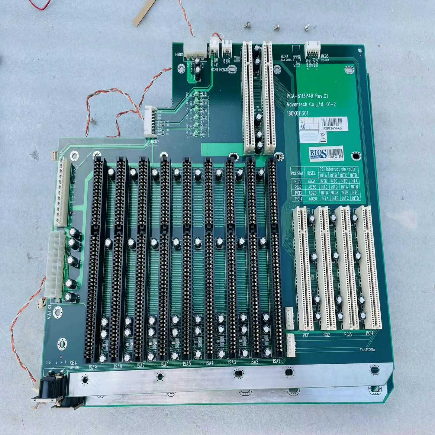 询价研华工控机底板PCA-6113P4RC1版本随机发货