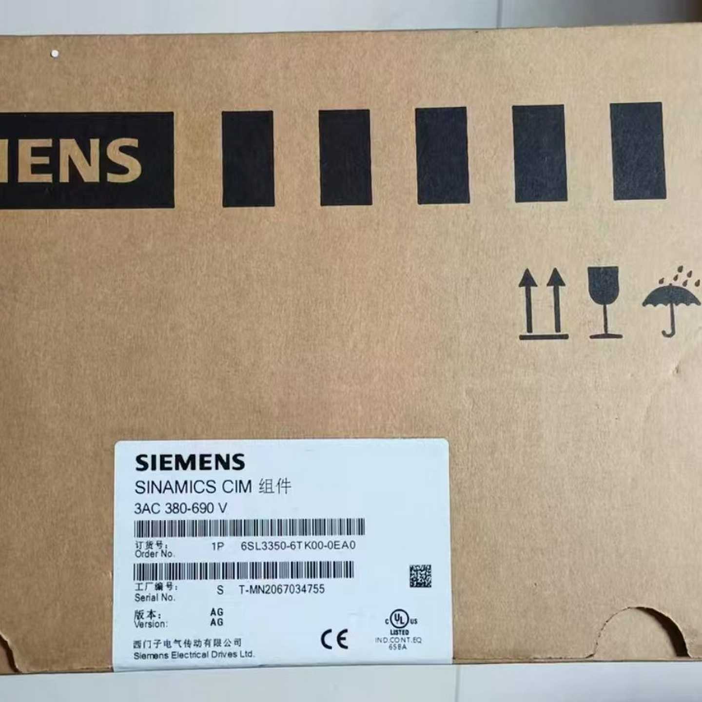 6SL3350-6TK00-0EA0备件控制接模块H（CIM）官方授权代