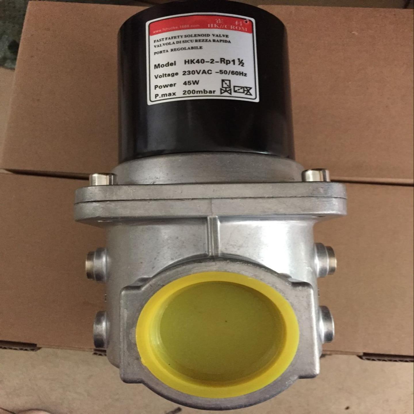 HK32-2DN32燃气专用电磁阀HK40-2 DN40电磁阀HK50-2 DN50 230VAC