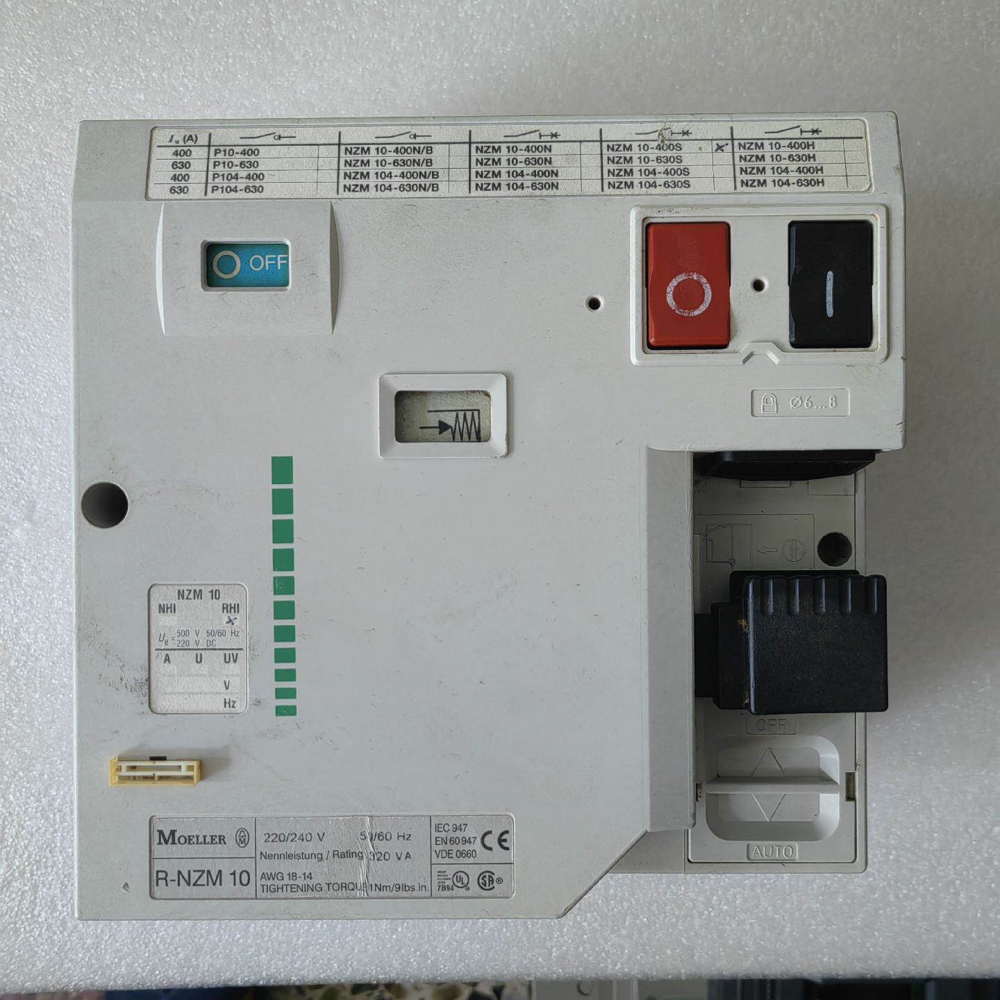 议价现货原装金钟穆勒断路器远程机构R-NZM10 220V配套NZM10-400
