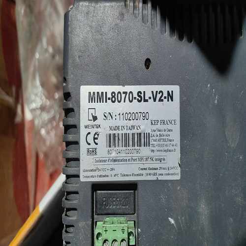 咨询-威伦通触摸屏MMI-8070-SL-V2-N，下来两个屏