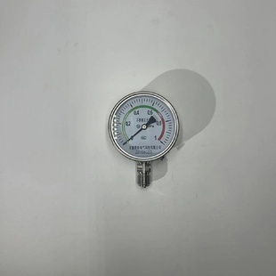 水 不锈钢压力表Y100B气 油压防腐耐高温隔膜耐震1.6MPa真空表