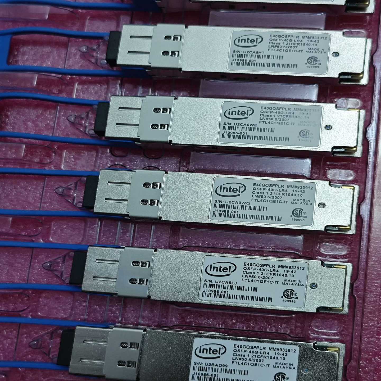 Intel E40GQSFPLR 40G QSFP光模块，