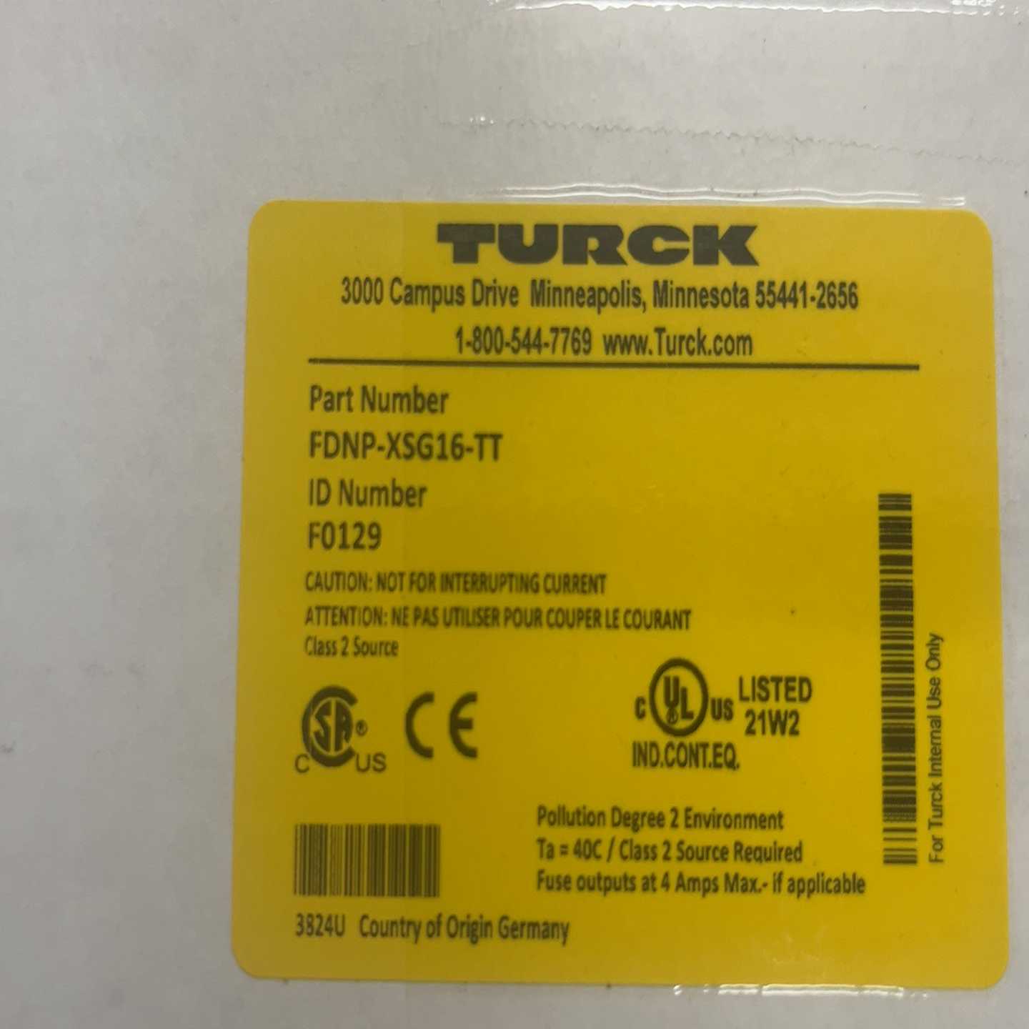 图尔克TURCK图尔克控制模块型号FDNP---议价商品