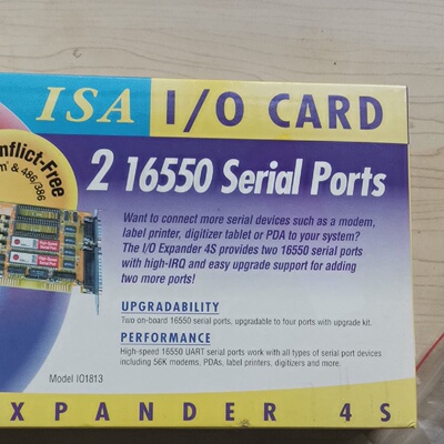 SIIG I/O Expander 4S ISA接口扩展卡，--议价商品