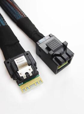 隆兴主板38PSlimSASSFF-86544i转MINISASHD8643背板数据线线SATA*