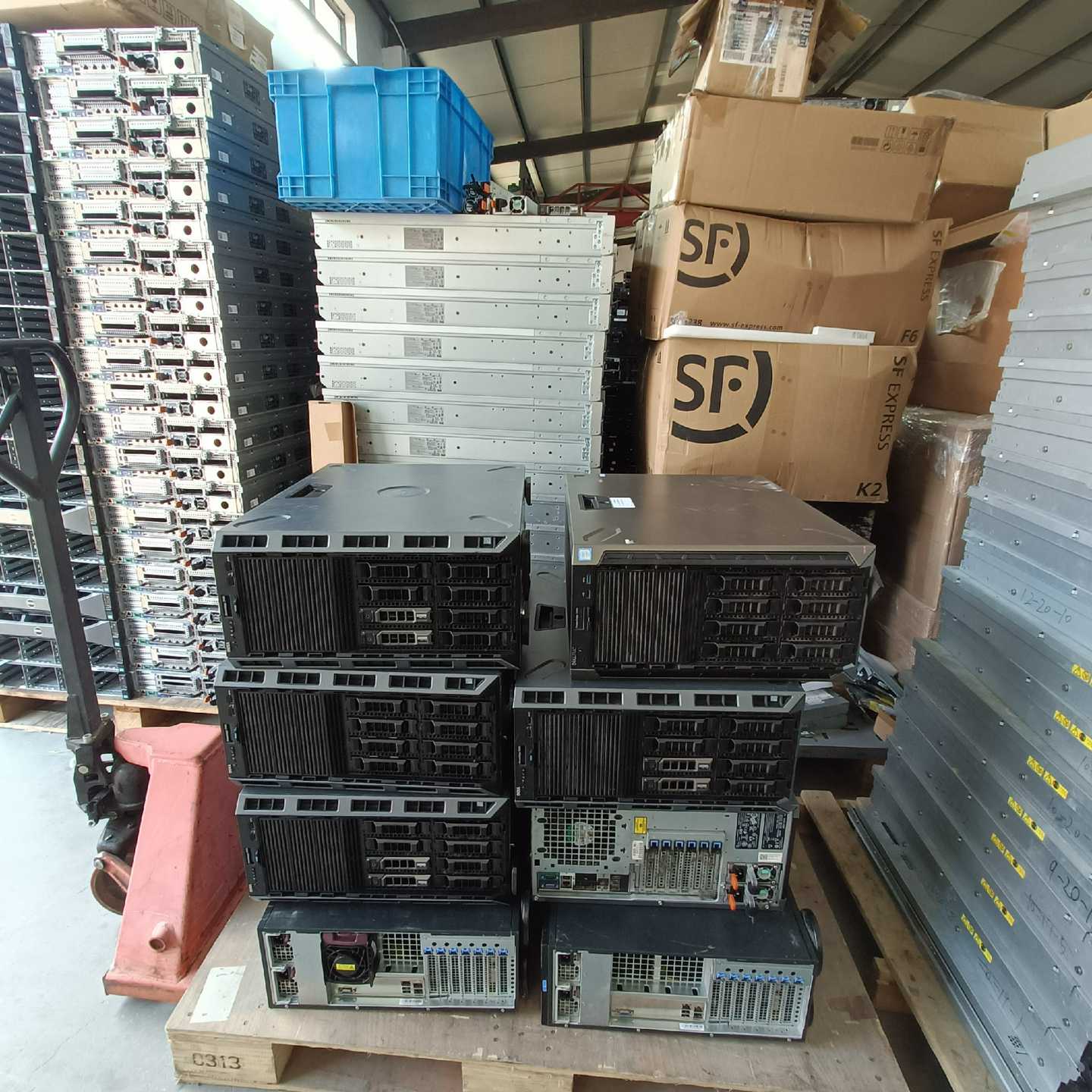 戴尔新下架 塔式服务器T430 整机 热插拔绿标495W双电~议价