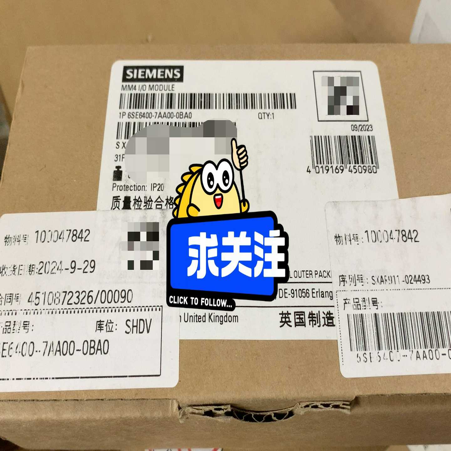 【议价】6SE6400-7AA00-0BA0适用