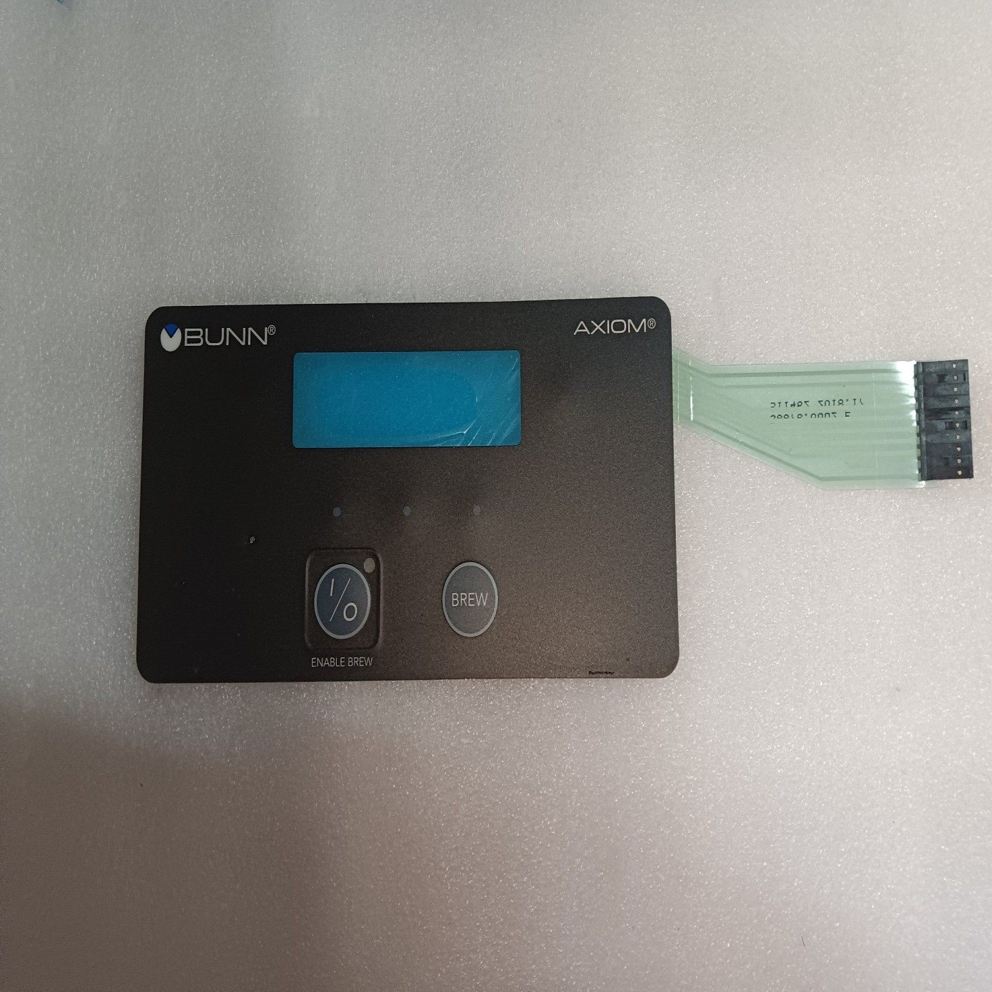 【请询价】BUNN Axiom开关面贴 按键薄膜 388760002