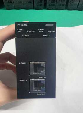 基恩士KV-XLE02以太网接口模块，成色如图。原装正品，功--议价商