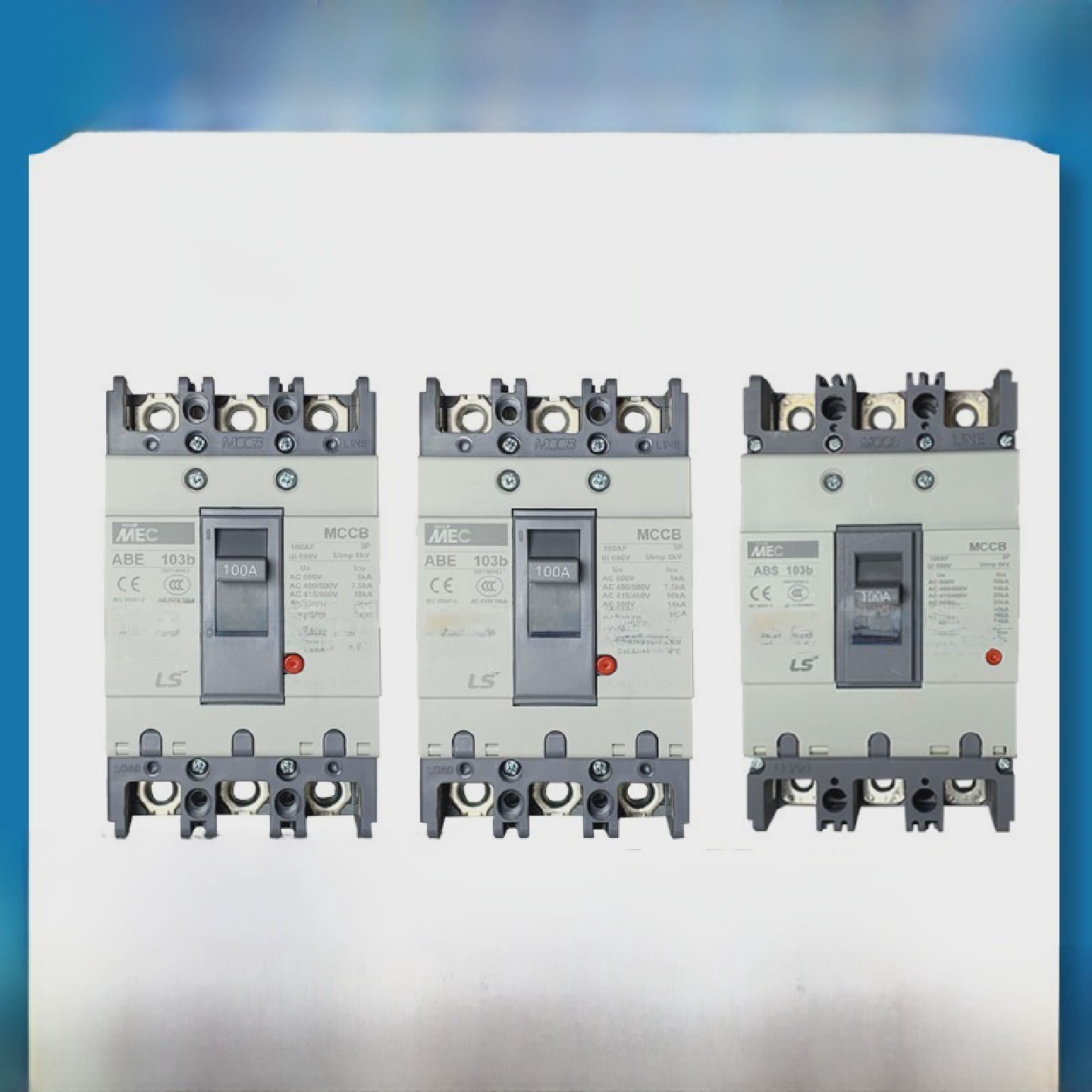 LS空气开关ABE/ABS53B/63B/103B/203B/403B/603B/803B塑壳断路器