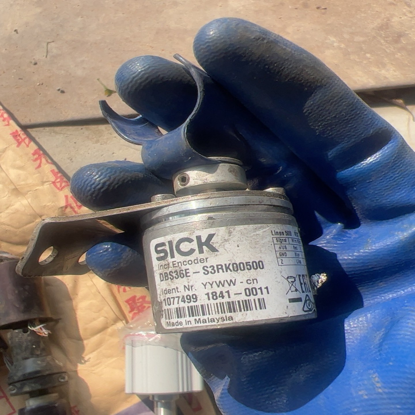 【请询价】拆机西克SICK编码器DBS36E-S3RK00500#机电