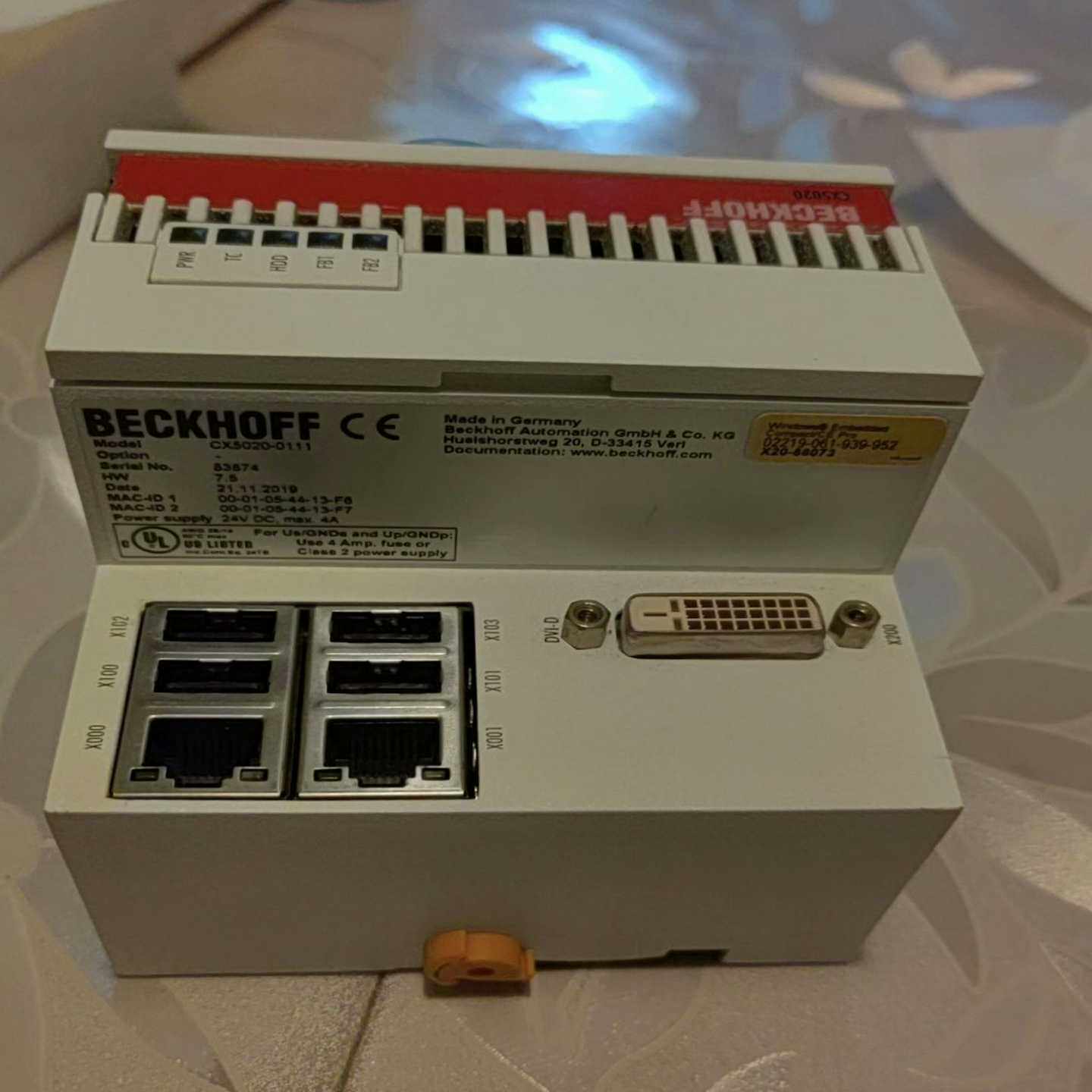 倍福CX5020-0111，带包装【询价】