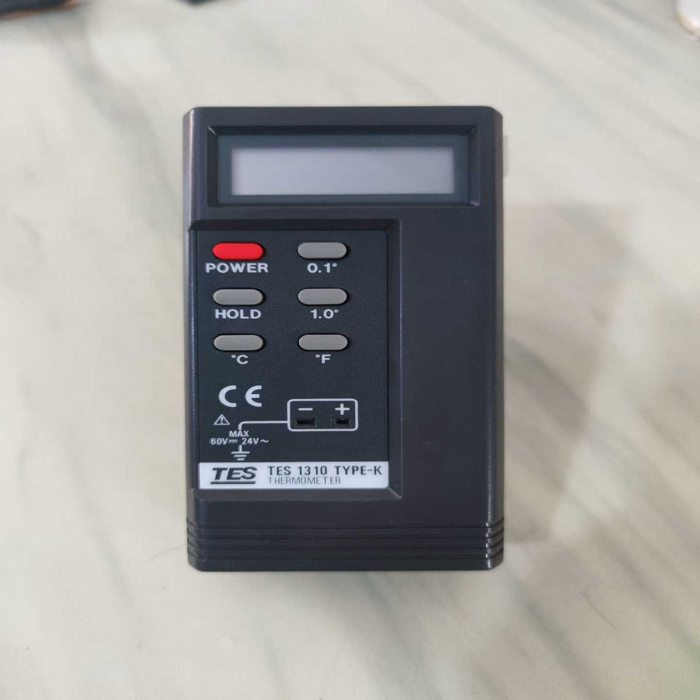 二手台湾泰仕TES1310接触式测温仪器工业水温计温度表K型~议价