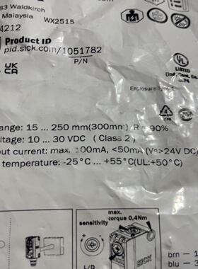 西克光电传感器GTE6N4212订货号1051782数