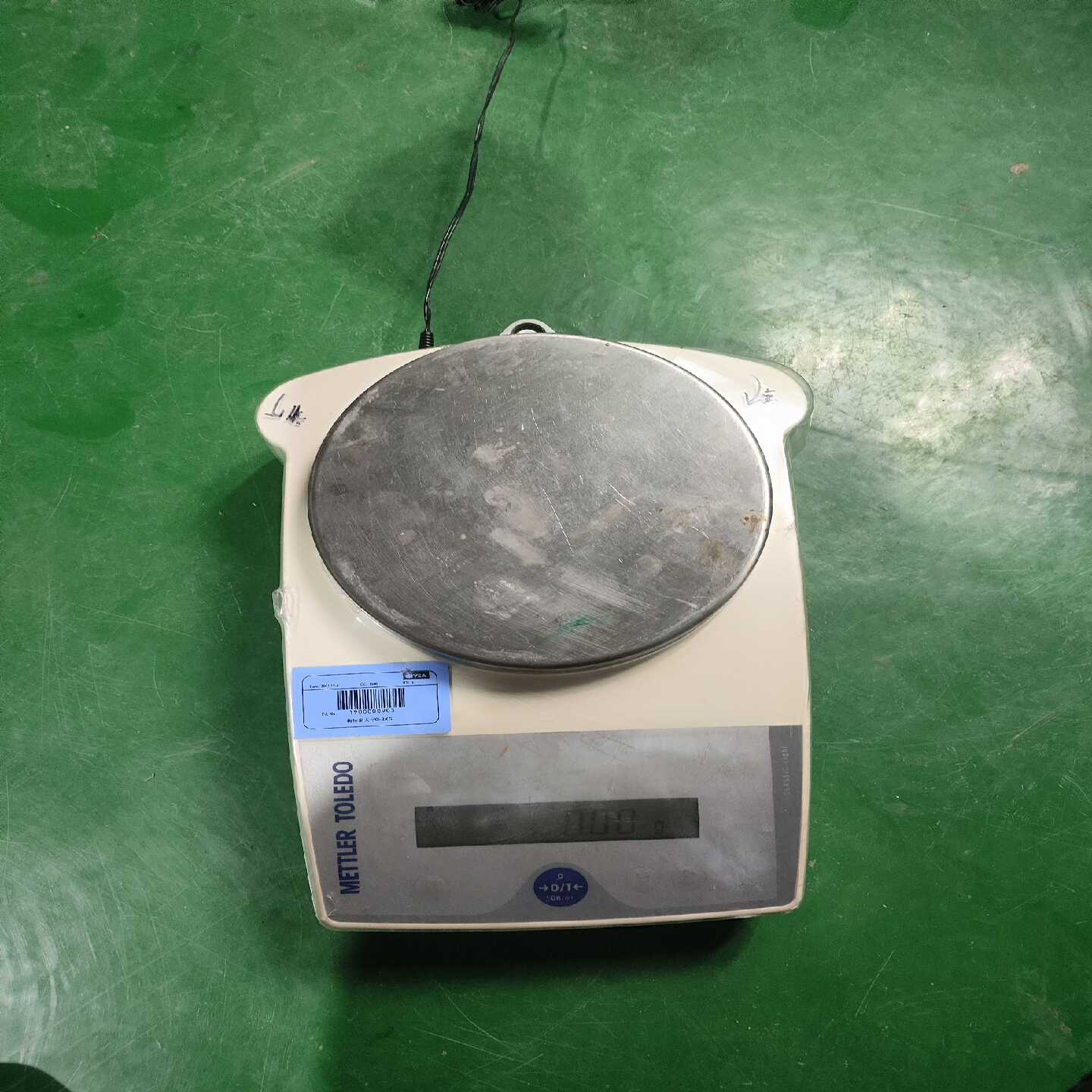 (机械元件)梅特勒托利多电子天平，pl2002带防尘罩成色如图