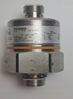 IFMPA3589压力变送器传感器0-100mbar输4-20mAG1/4Conn。
