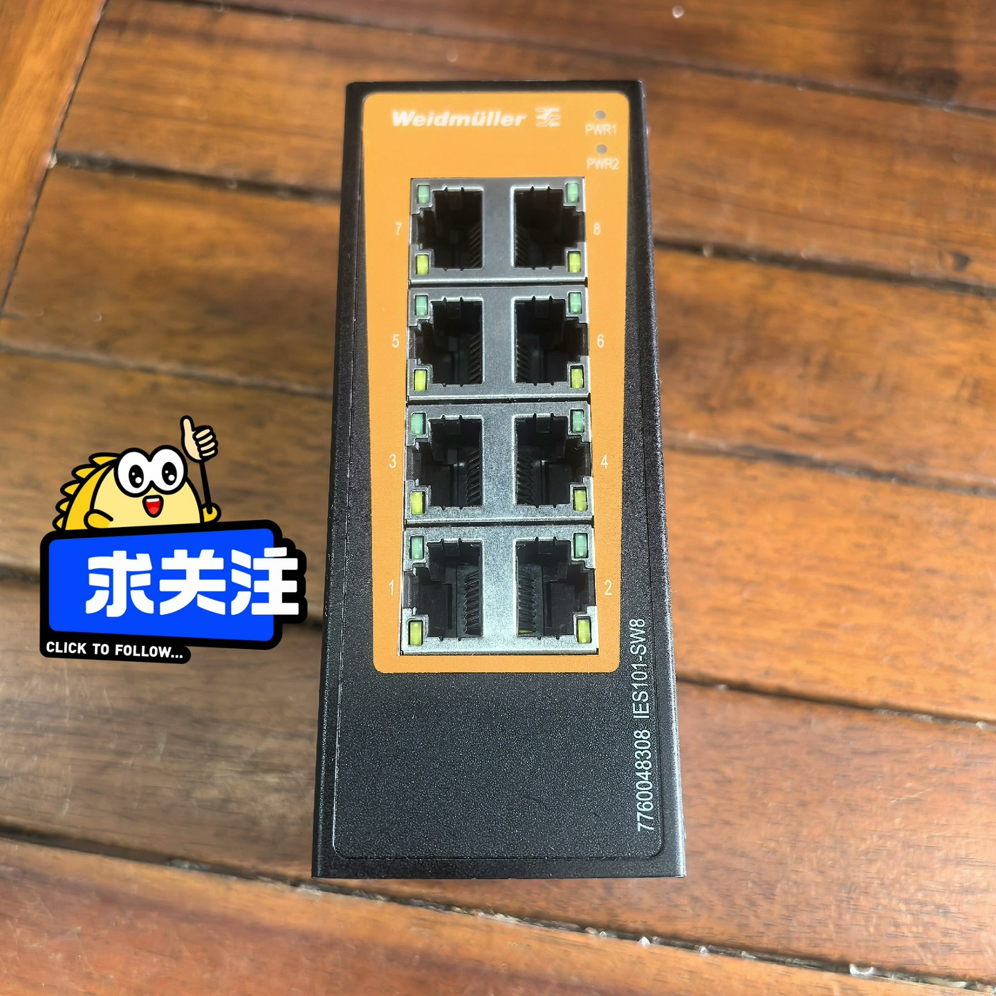 魏德米勒交换机 IES101-SW8，原装正品拆机，型号77~议价