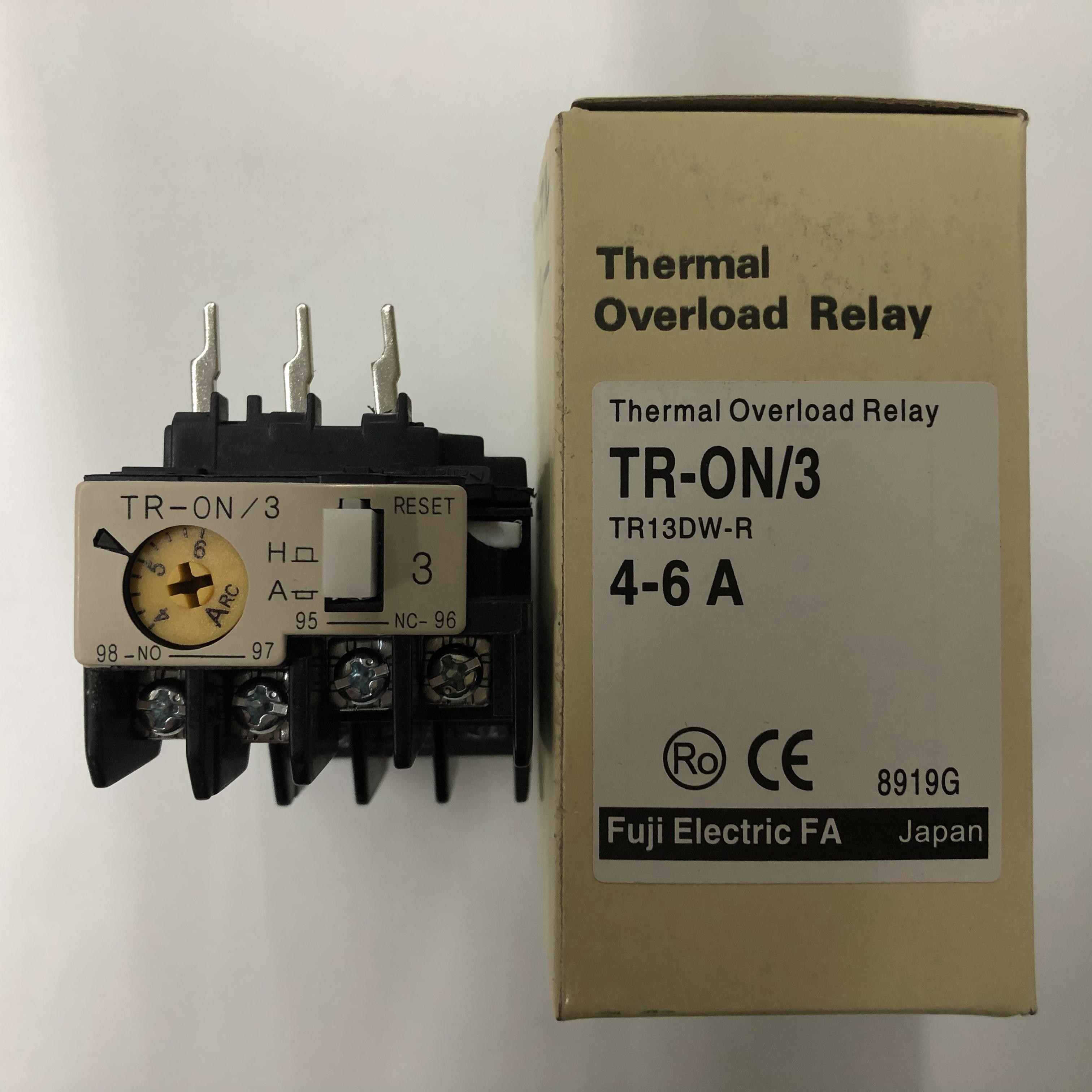 原装正品TR-ON3 4-6A日本富士过流保护热过载继电器询价