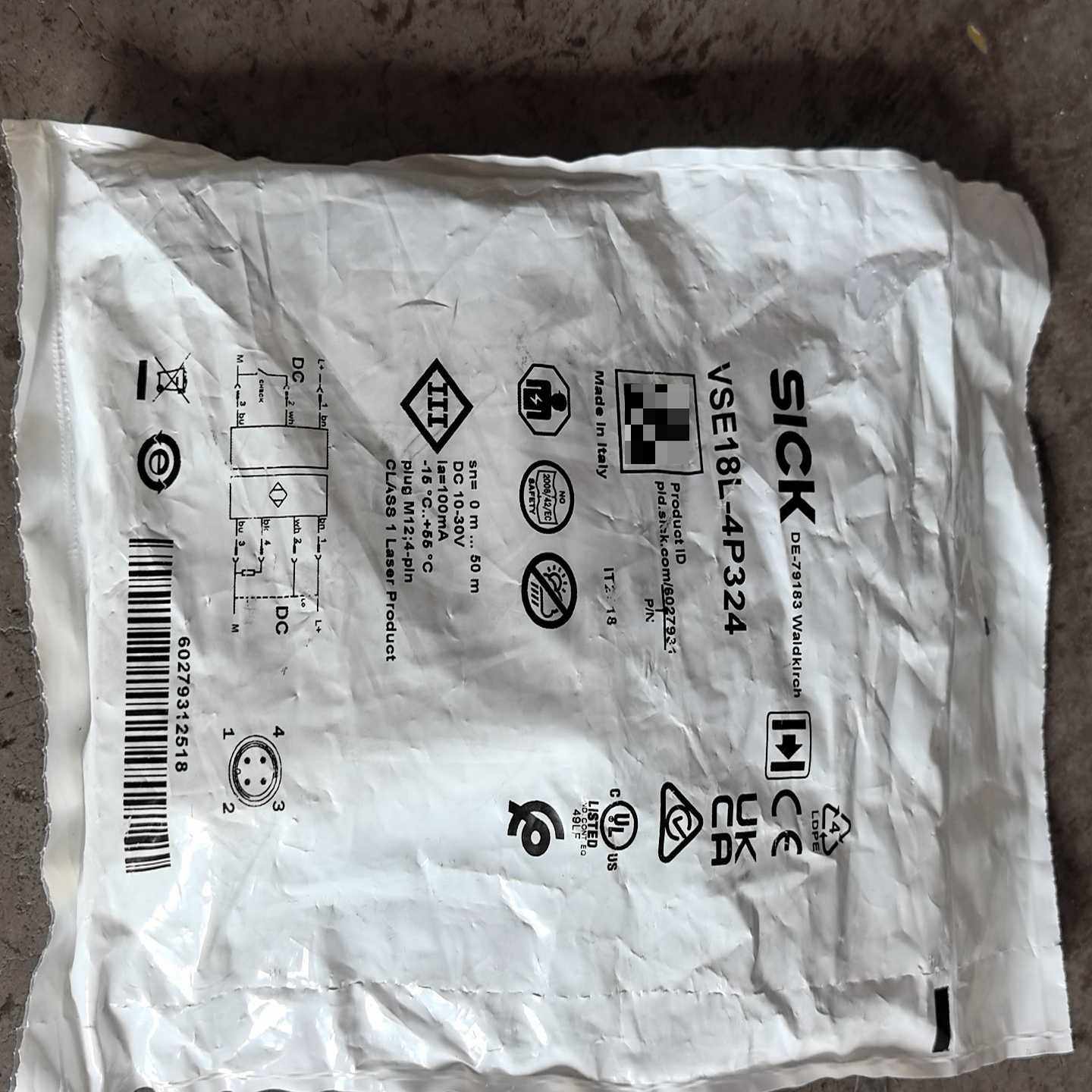 6027931VSE18L-4P324西克SICK传感器--议价商品