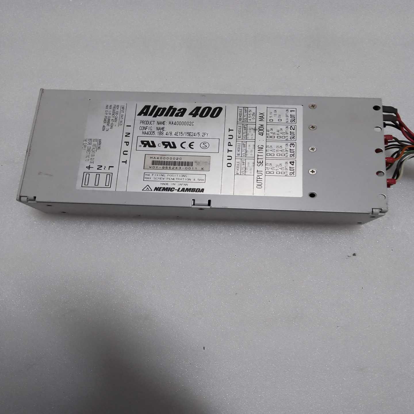 拆机TDK-LAMBDA Alpha-400   多