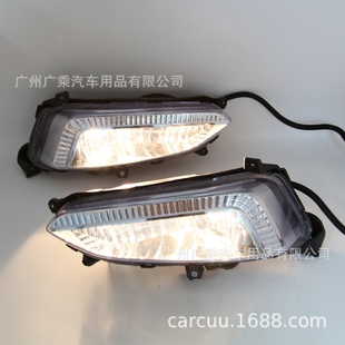 16年现代圣达菲IX451孔卤素雾灯 适用于13