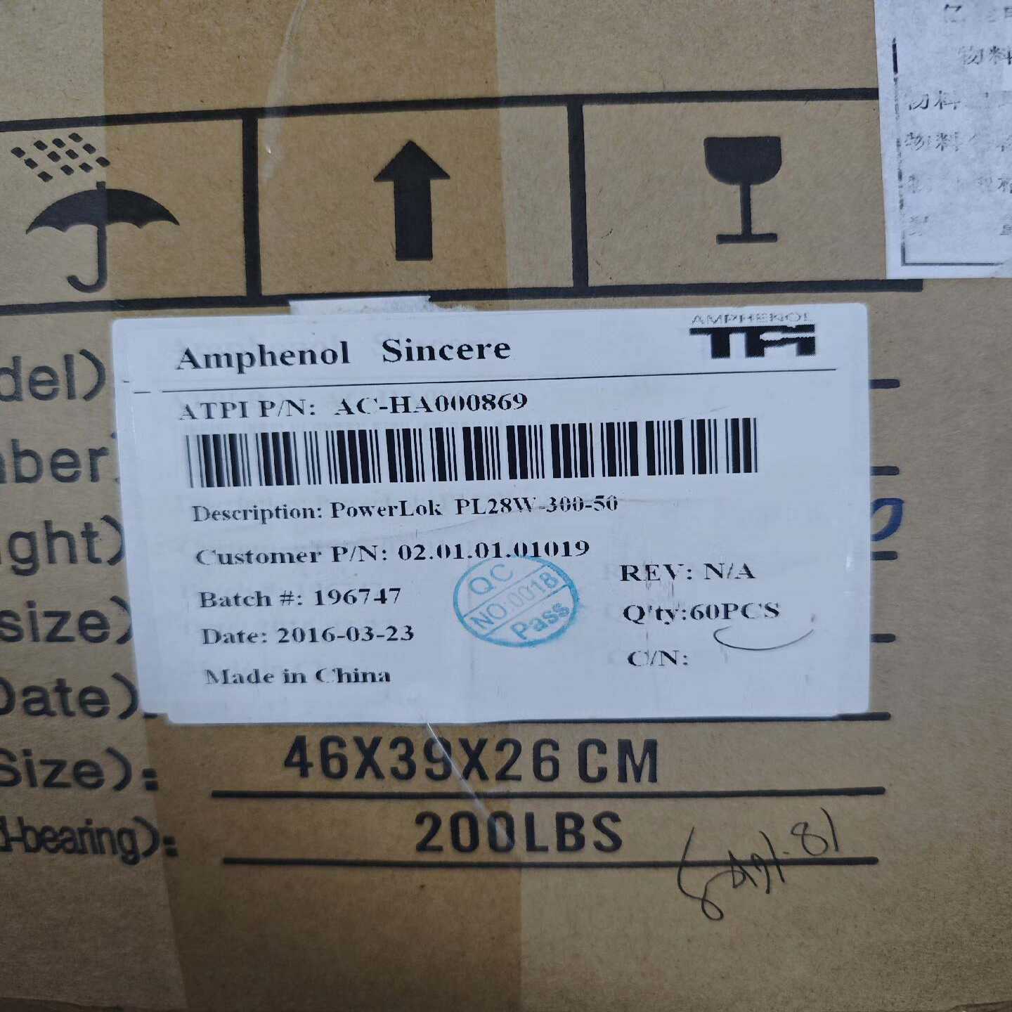 Amphenol安费诺PL28W-300-50连接器高询价