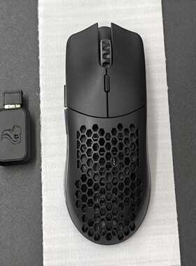 Glorious大奥丁ModelO无线鼠标，黑色蜂窝镂空设-议价