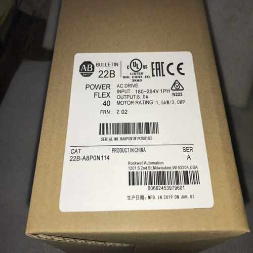 询价~AB变频器22B-A8/B8P0N104 22B-B8PON