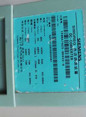 【议价】6RA7025直流调速器，，功能。适用