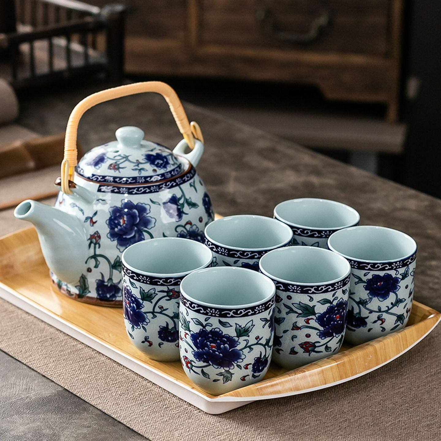 大号茶壶陶瓷大容量凉茶水壶家用饭店功夫茶壶套装冲茶器带过滤网,餐饮具,茶壶,淘宝优惠券,粉丝福利购,淘宝优惠卷